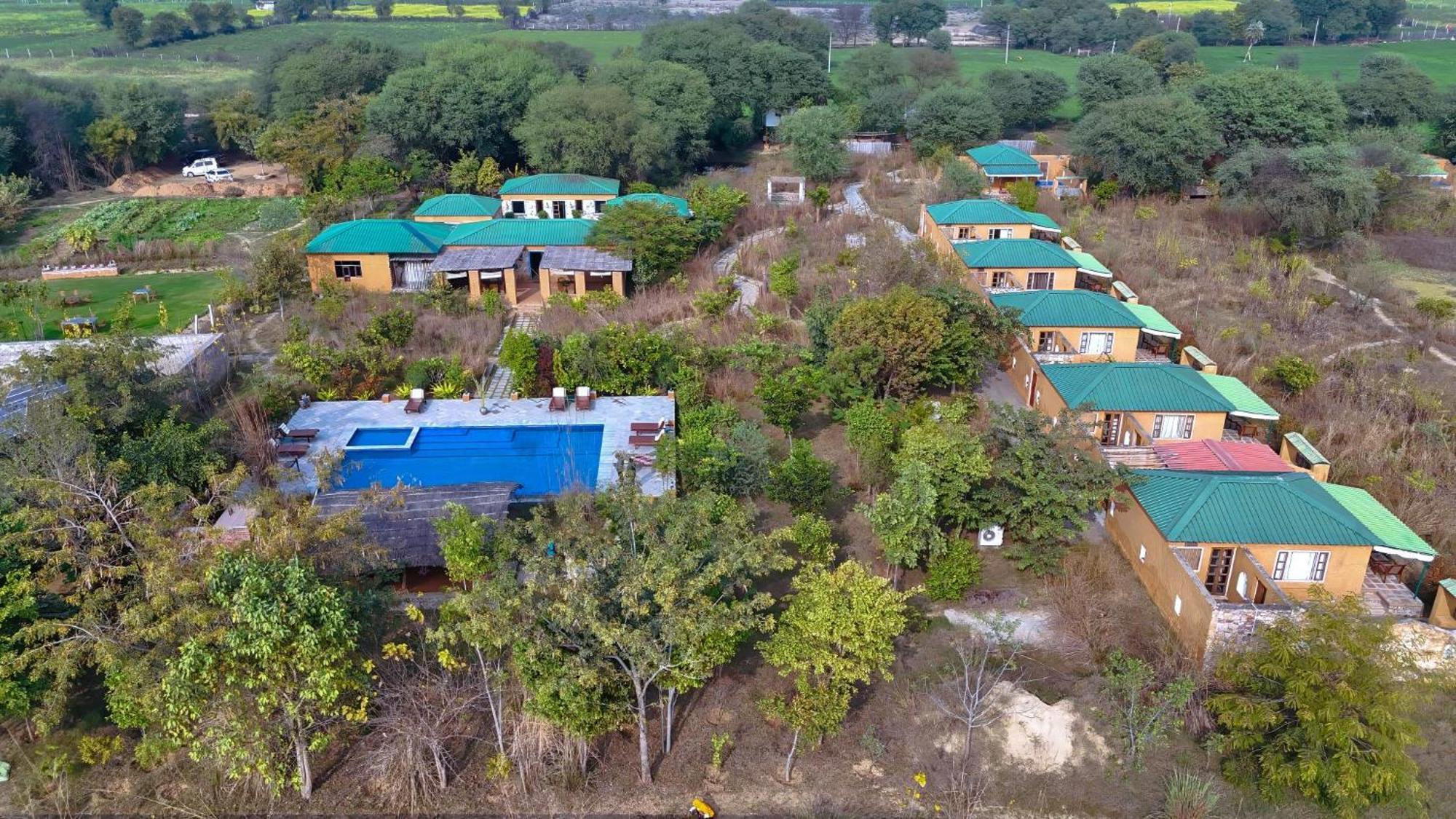 Bagh Serai - Rustic Cottage With Private Pool Sawai Madhopur Eksteriør billede