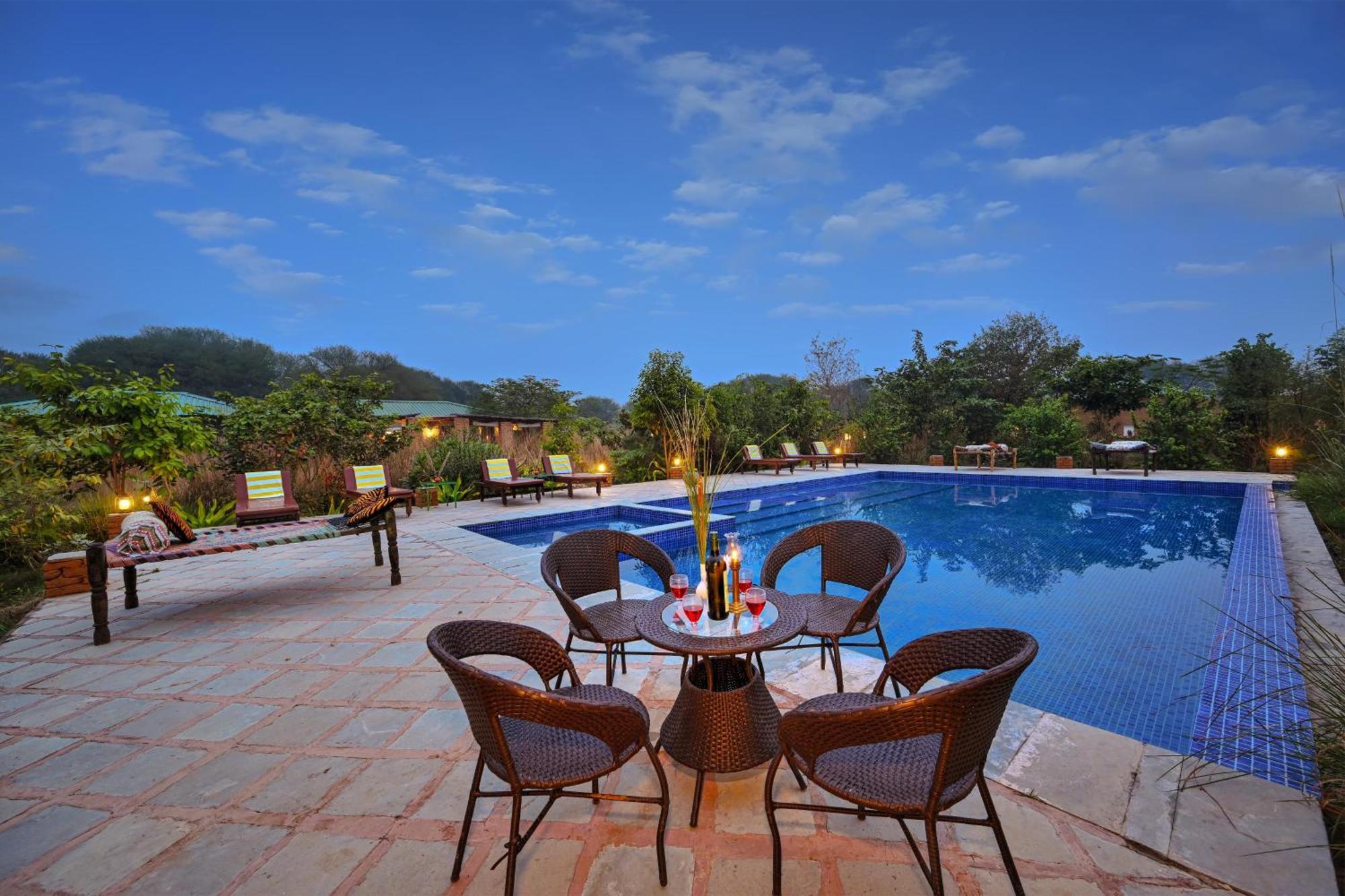 Bagh Serai - Rustic Cottage With Private Pool Sawai Madhopur Eksteriør billede